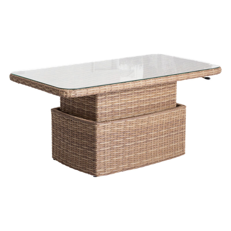 Mesa de centro rectangular elevable MOOREA Savana Hespéride 150 x 80 x 69 cm