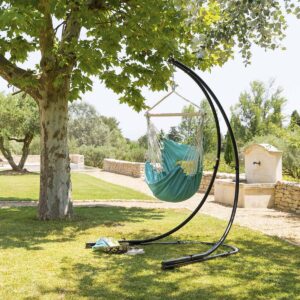 Silla de descanso CUENCA Jade + 1 pie para silla suspendida Hespéride 1 plaza