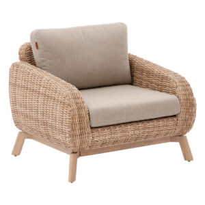 Sillón de jardín MANISSA Beige Hespéride 92 x 85 x 83 cm